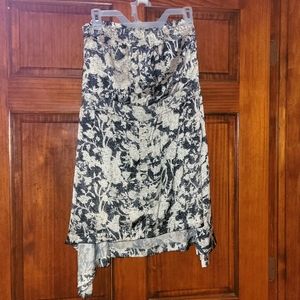 Imaginary Voyage strapless summer dress